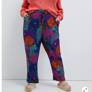 Farm Rio Anthropologie Sami Wildcat Pants Trousers 3x